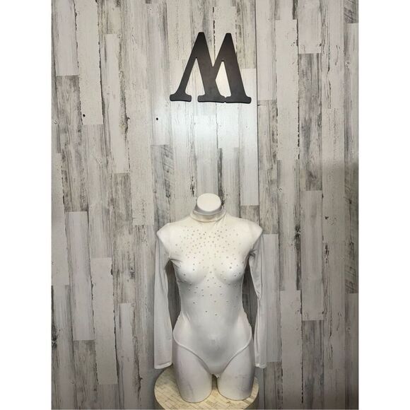 White mesh bodysuit - Picture 1 of 6